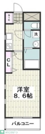 ラフィネサウスの物件間取画像